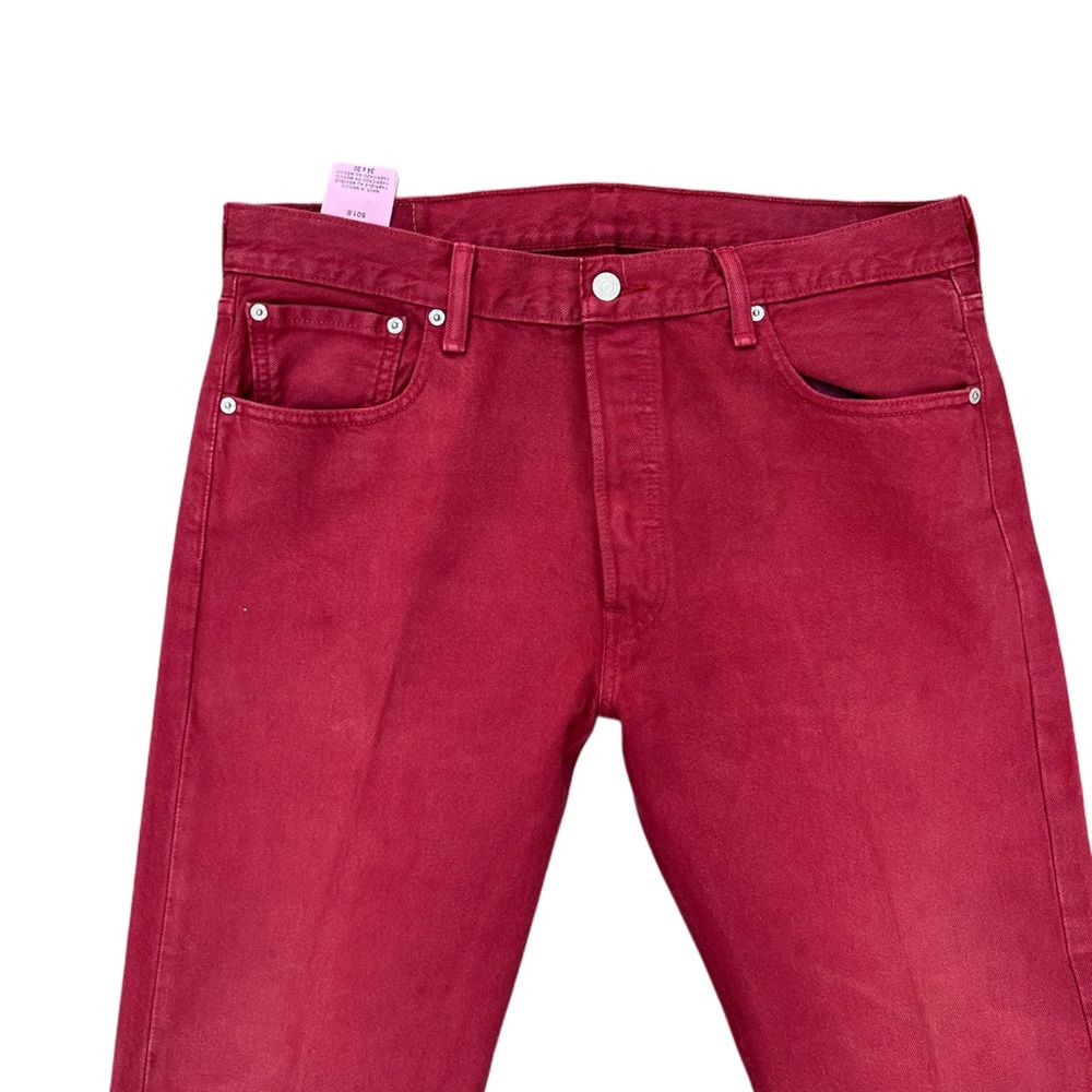 Vintage 90s Levi’s 501 Red Denim Jeans